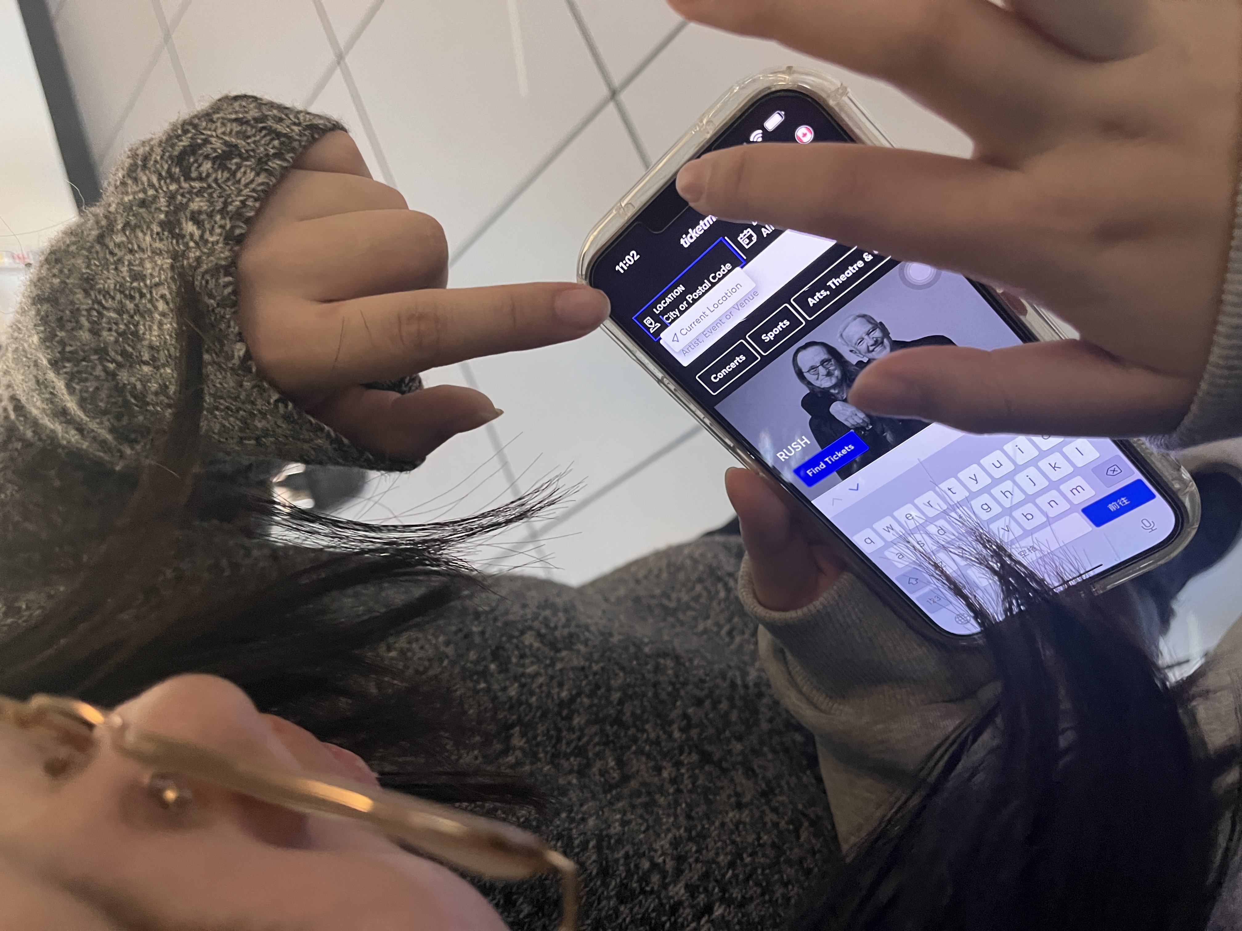  We immediately encountered an issue as first-time users of the ticketing software. Rather than selecting a time slot right away, we first looked for information about the concert we wanted to attend.